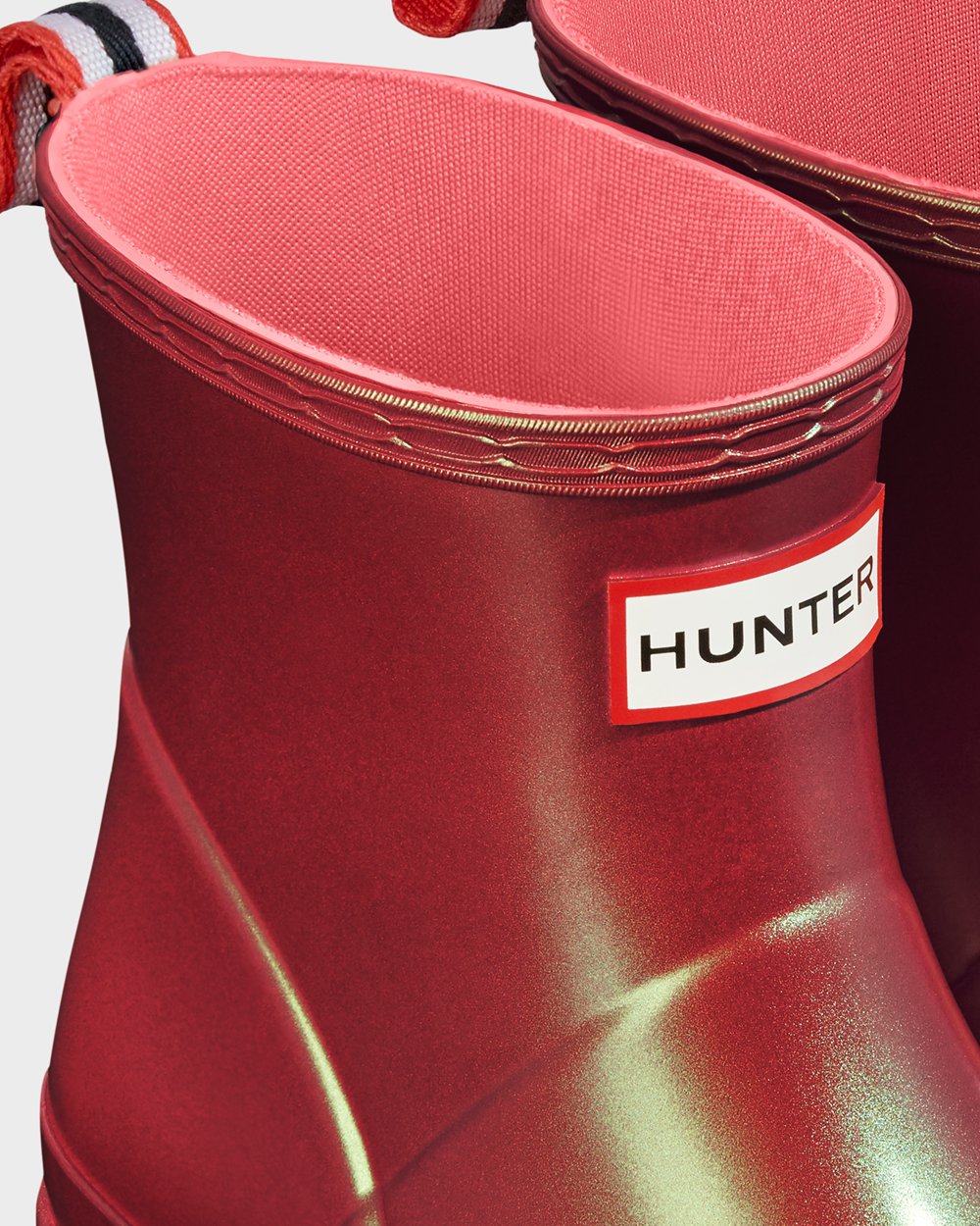 Play Botas Hunter Mujer Original Short Nebula Rain - Rosas - Argentina 6791ANMQW